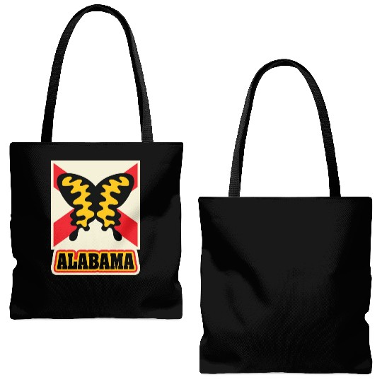 US States Albm Tote Bags (AOP)