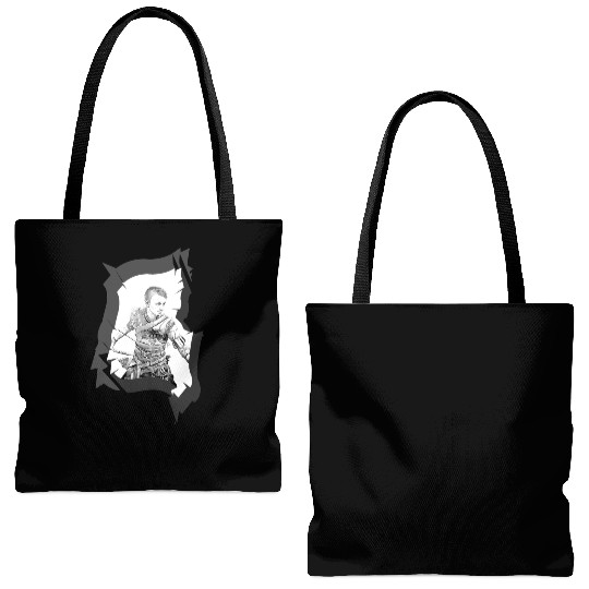 Son kratos,god of war. PS 4 Tote Bags (AOP)