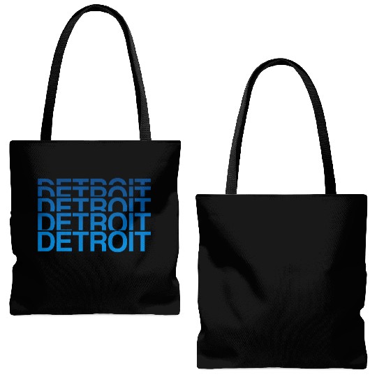 Detroit Michigan Tote Bags (AOP)