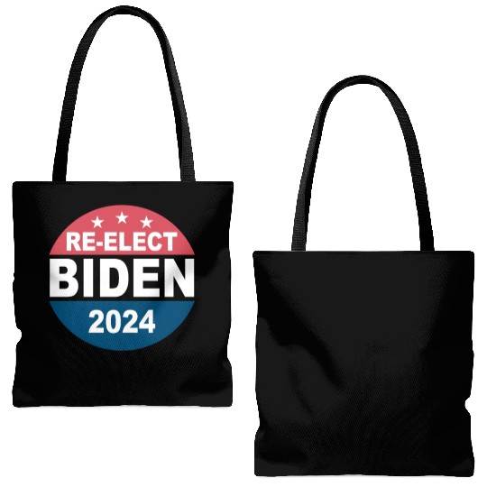 Re-Elect Joe Biden 2024 Democrats Tote Bags (AOP)
