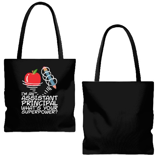 Assistant Principal Tote Bags (AOP)