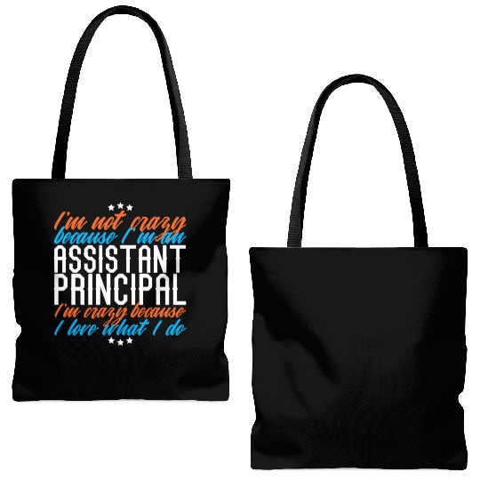Assistant Principal Tote Bags (AOP)