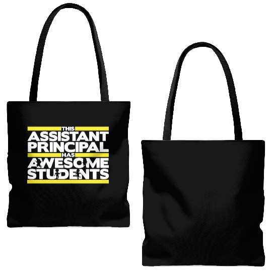 Assistant Principal Tote Bags (AOP)