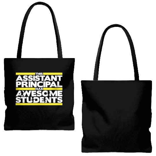 Assistant Principal Tote Bags (AOP)