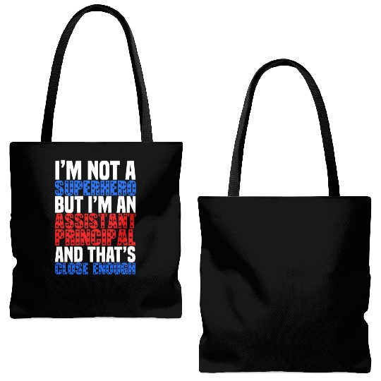 Assistant Principal Tote Bags (AOP)