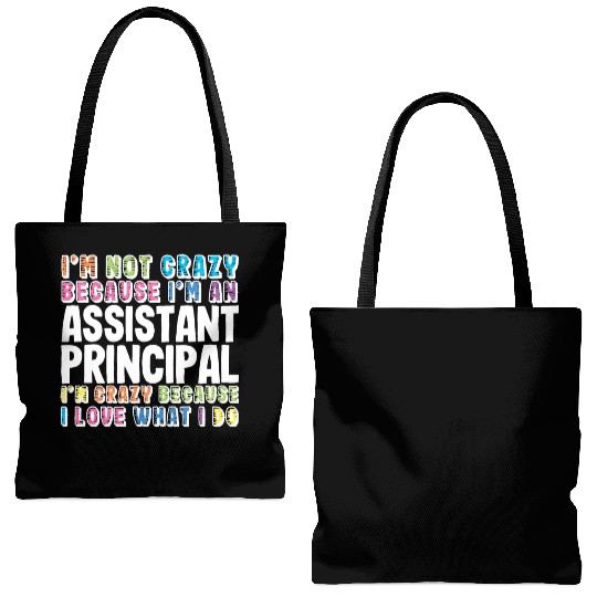 Assistant Principal Tote Bags (AOP)