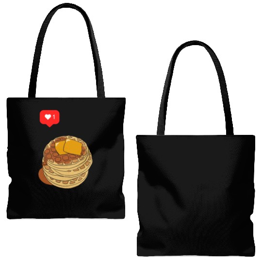 Waffle lover Tote Bags (AOP)