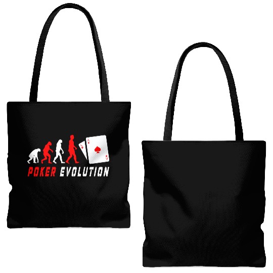 Poker Evolution Tote Bags (AOP)