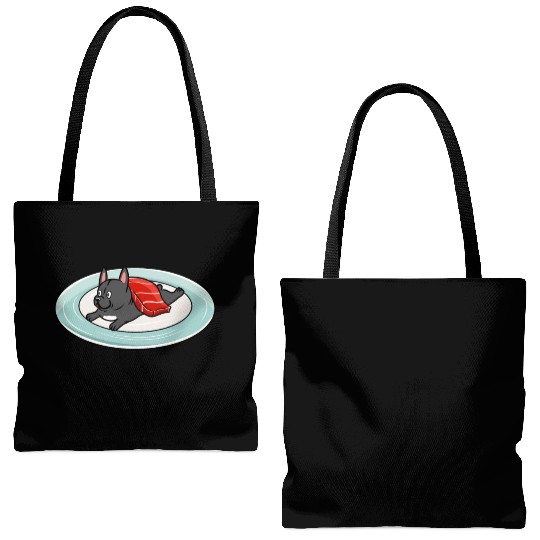 French Bulldog Nigiri Sushi Tote Bags (AOP)