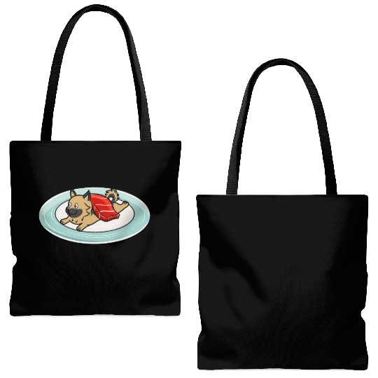 German Shepherd Nigiri Sushi Tote Bags (AOP)