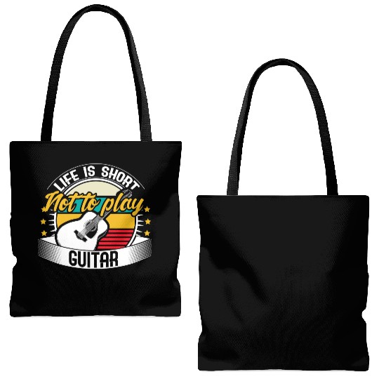Guitar Band Sound Tote Bags (AOP)