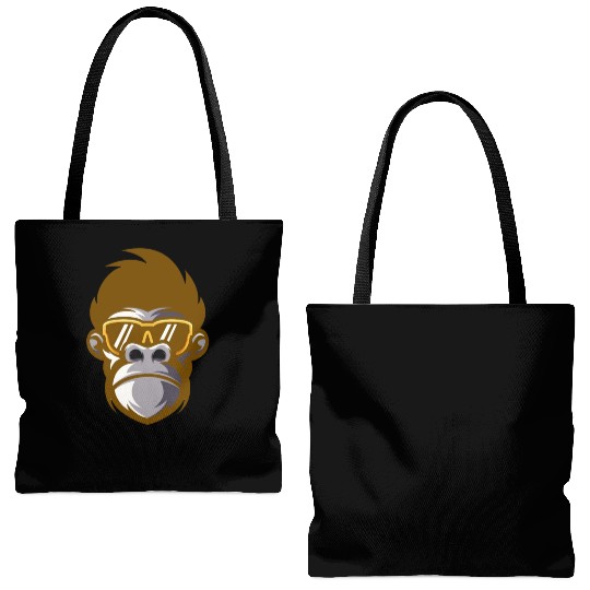 monkey face Tote Bags (AOP)