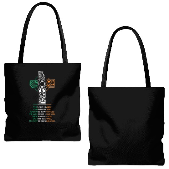 Celtic cross Tote Bags (AOP)