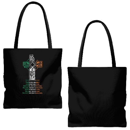 Celtic cross Tote Bags (AOP)