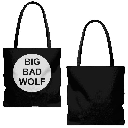 big bad wolf quote Tote Bags (AOP)