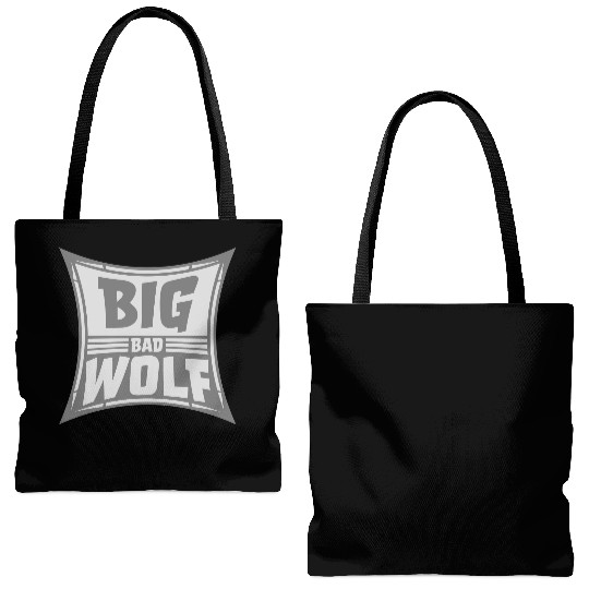 big bad wolf quote Tote Bags (AOP)