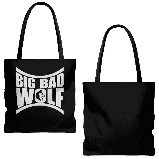 big bad wolf quote Tote Bags (AOP)