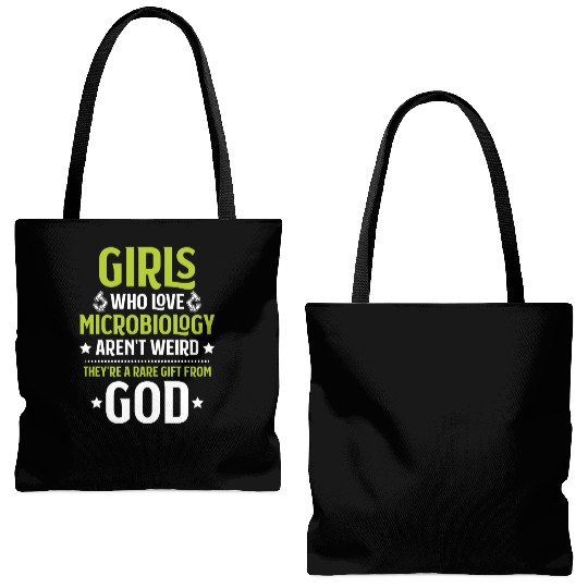 Microbiology Microbiologist Biology Biologist Tote Bags (AOP)