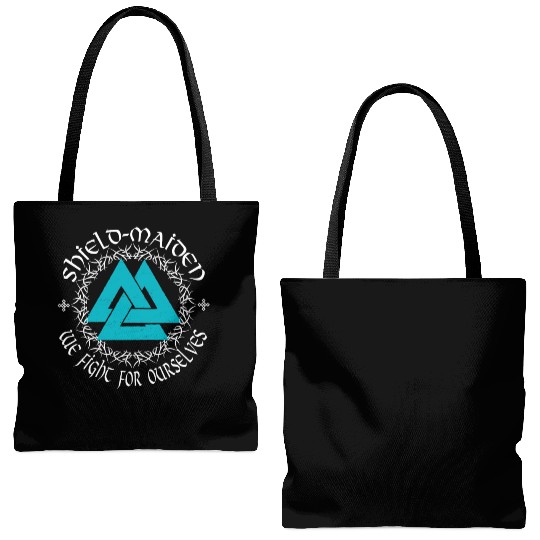 Daughter Of Freyja Schildmaid Viking Tote Bags (AOP)
