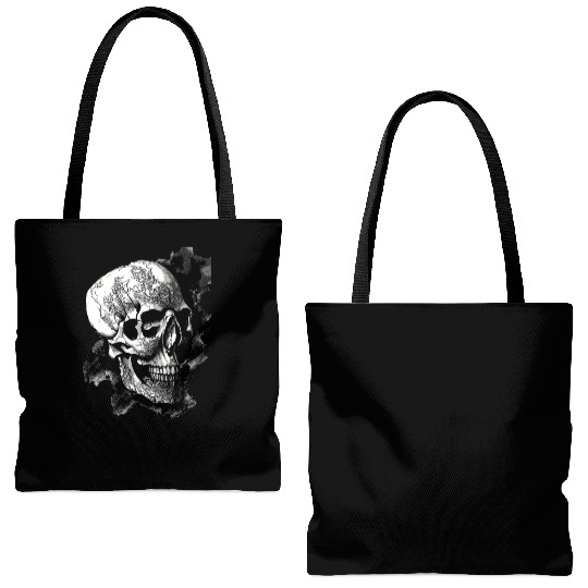 Fancy Pirate Skull Tote Bags (AOP)