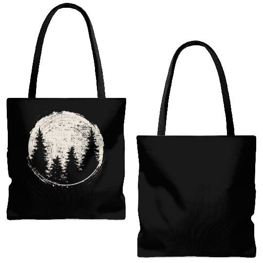 Love Forest Love Fun Design For Nature Fans Tote Bags (AOP)
