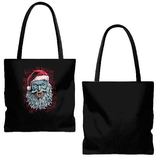 bad santa Tote Bags (AOP)