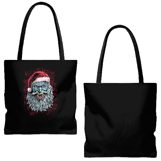 bad santa Tote Bags (AOP)