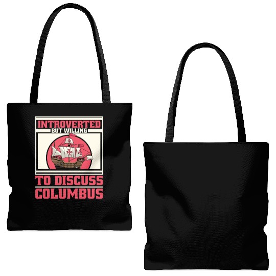 Columbus Day 1492 Tote Bags (AOP)