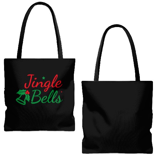 Jingle Bells - Marry Christmas Tote Bags (AOP)