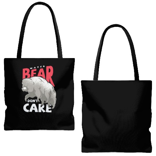 Moss Piglet Science Biology Tardigrade Lover Tote Bags (AOP)