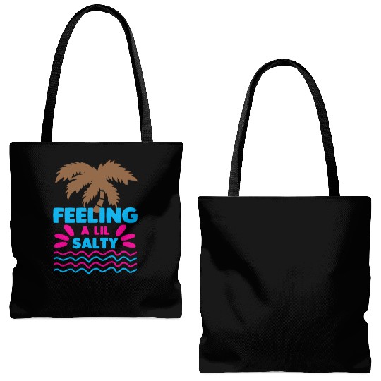 Feeling A LiL Salty with Summer Clothes Tote Bags (AOP)