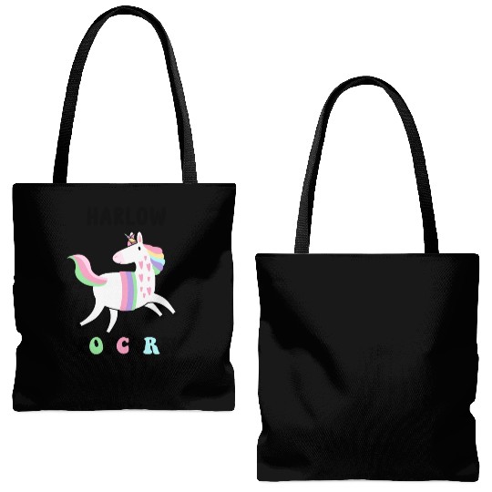 Harlow And Popcorn Merch Popcorn The Pony Tote Bags (AOP)