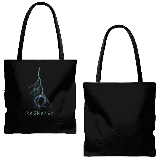 god of war ragnarock Tote Bags (AOP) black for gamers