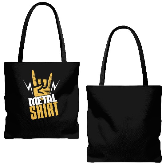 Rock Sign Rocker Hand Metal Love Metal Lover Tote Bags (AOP)