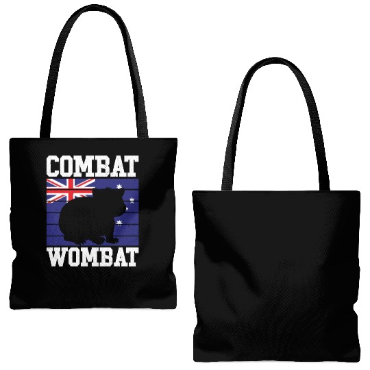 Combat Wombat For A Wombats Lover Tote Bags (AOP)