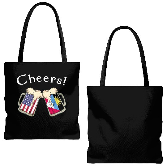 Antigua American Grown Country Cheers Beer Drink Tote Bags (AOP)