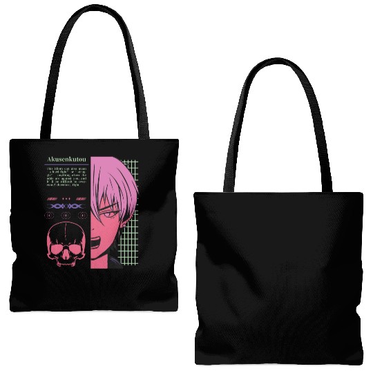 Anime Japanese Streetwear gift Tote Bags (AOP)