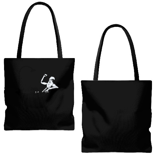 Banksy - Grandpa in the bathtub Tote Bags (AOP)