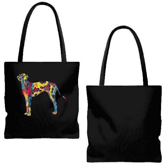 Big Dog Great Dane Tote Bags (AOP)