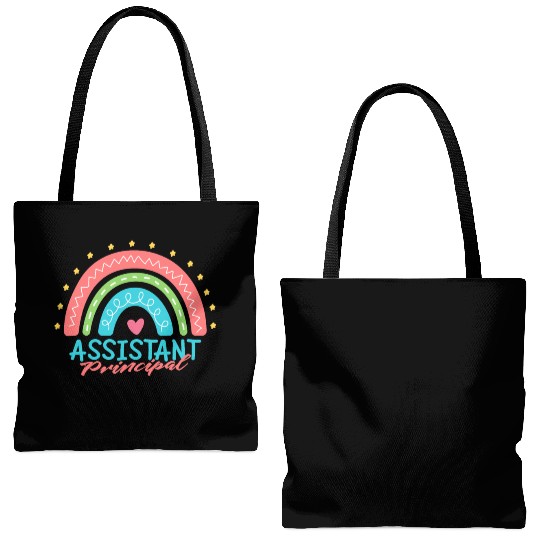 Assistant Principal Back School Teacher Principal Tote Bags (AOP)