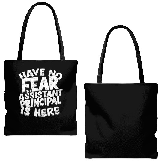 Assistant Principal Back School Teacher Principal Tote Bags (AOP)