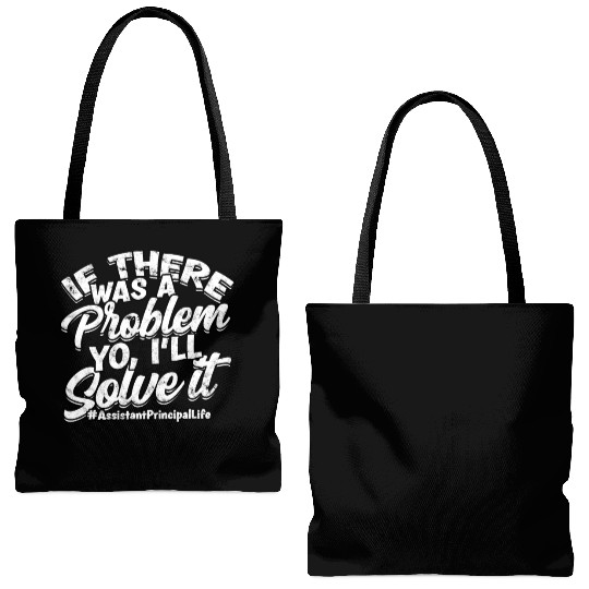 Assistant Principal Back School Teacher Principal Tote Bags (AOP)