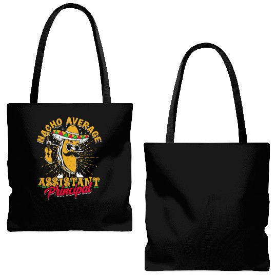 Assistant Principal Back School Teacher Principal Tote Bags (AOP)