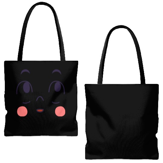 surprised expression of cartoon emotion face Tote Bags (AOP)