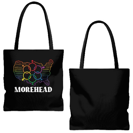 Morehead Pride Month Pride Flag LGBT Community LGB Tote Bags (AOP)