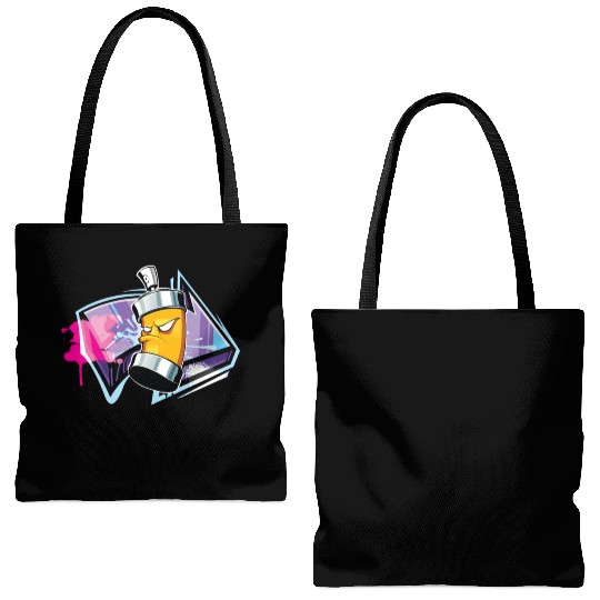 Sprayer Graffiti Street Art Spray Can Tote Bags (AOP)