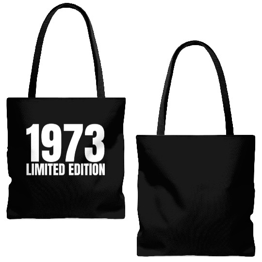 50 Years Vintage 1973 Retro 50th Birthday Tote Bags (AOP)