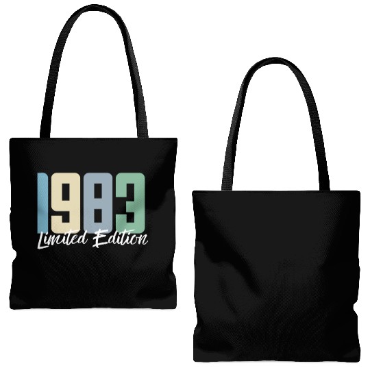 40 Years Vintage 1983 Retro 40th Birthday Tote Bags (AOP)