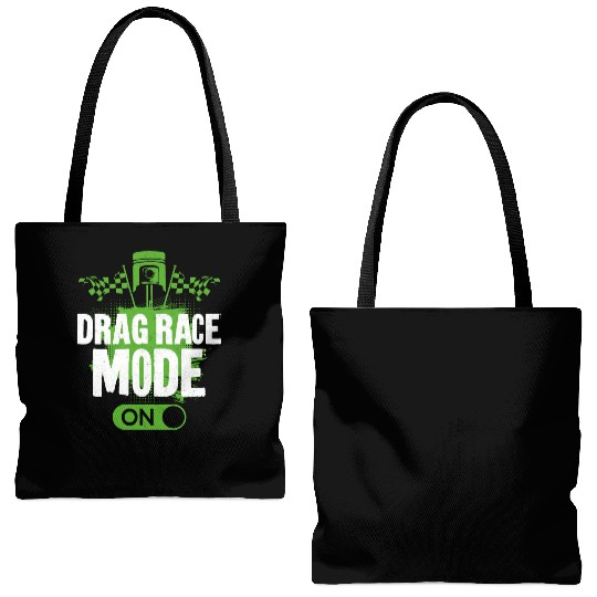 Drag Racing Race Car Drag Race Tote Bags (AOP)