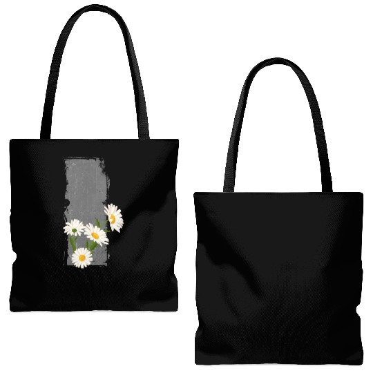 Marguerites Daisy Summer Daisies Flower Garden Tote Bags (AOP)